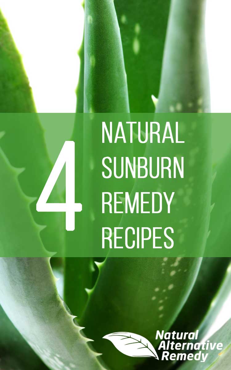 We gave you our top 10 home remedies for sunburn. Now we're back with 4 simple recipes to make your own natural powerhouse skin soothers! #sunburnremedies #funinthesun #naturalremedies