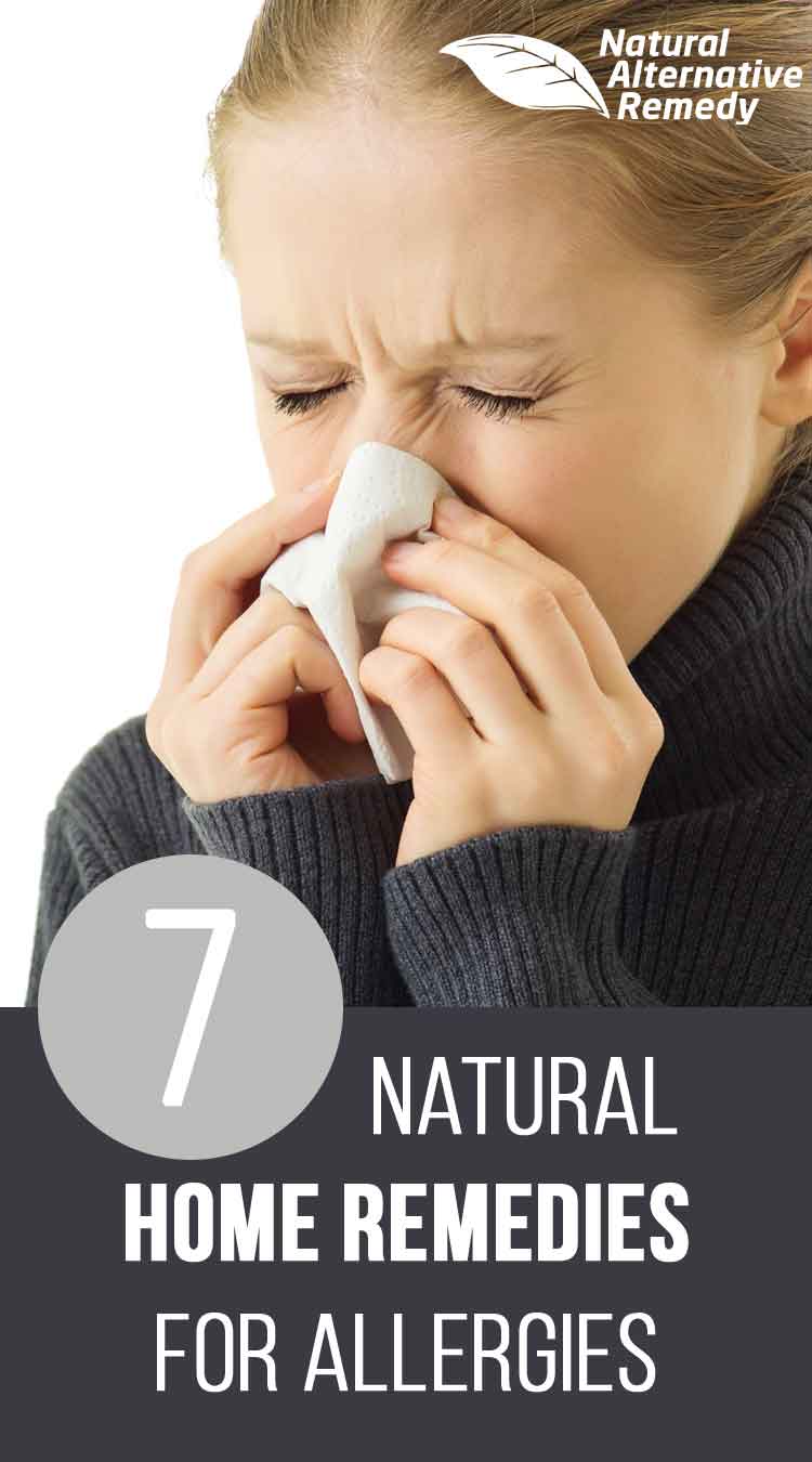 Suffering from seasonal allergies and hay fever? Suffer no more. Here are 7 PROVEN natural remedies for allergies that really work. #homeremedies